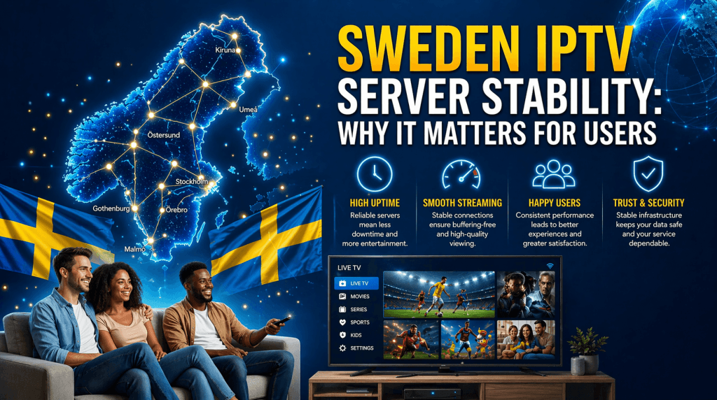 Sweden IPTV Server