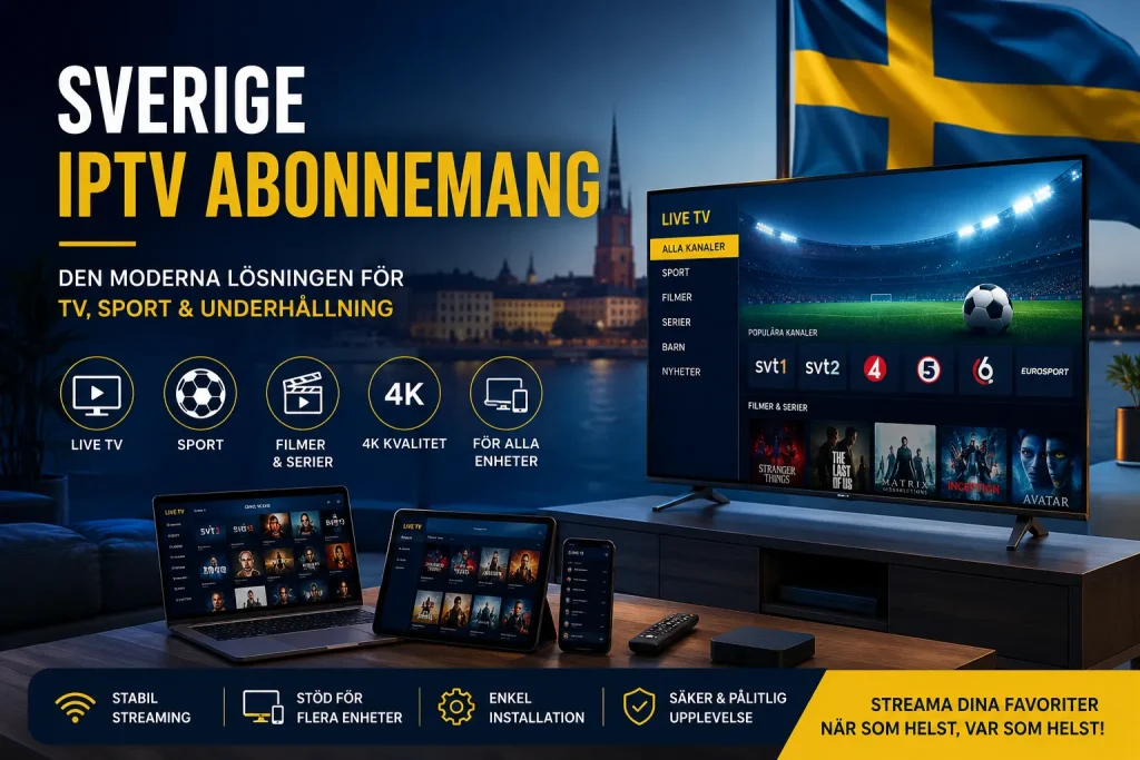 Sverige IPTV abonnemang