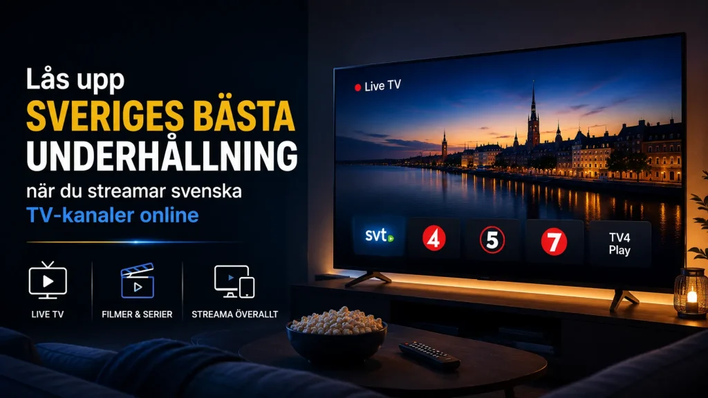 streama svenska TV-kanaler online