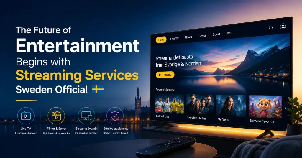 Streaming Services Sweden Official